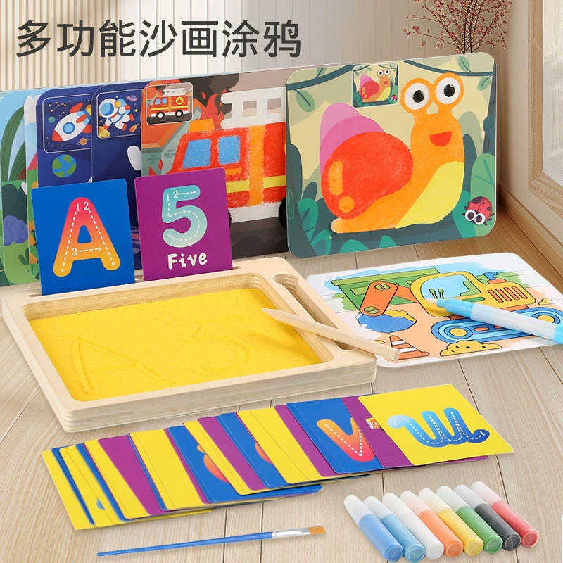 Cognitive smart toy for boys, DIY, graffiti