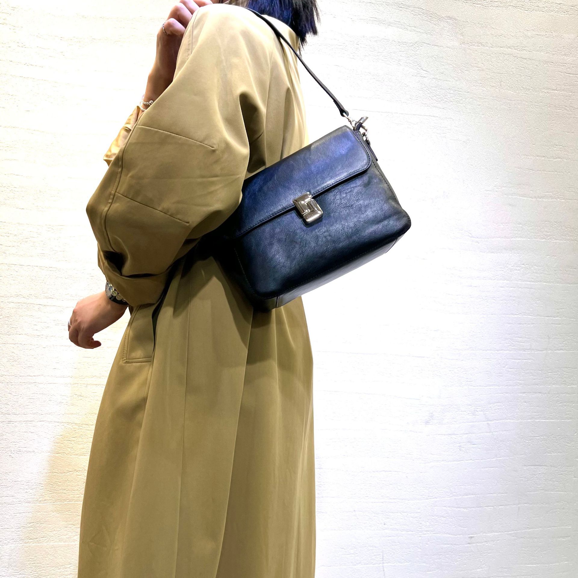 Genuine Leather Women's Bag Retro Top Grain Vegetable Tanned Cowhide Shoulder Crossbody Handbag 2-Way Tote Bag