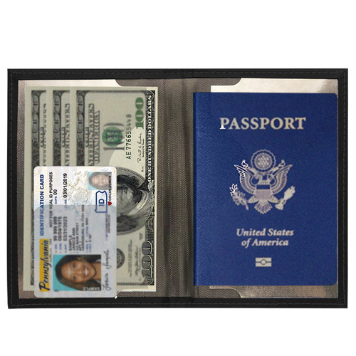 Leather Wholesale Fashionable Multicolor Passport Protective Cover for Traveling Abroad Unisex Ultra-Thin PU Leather Passport Holder