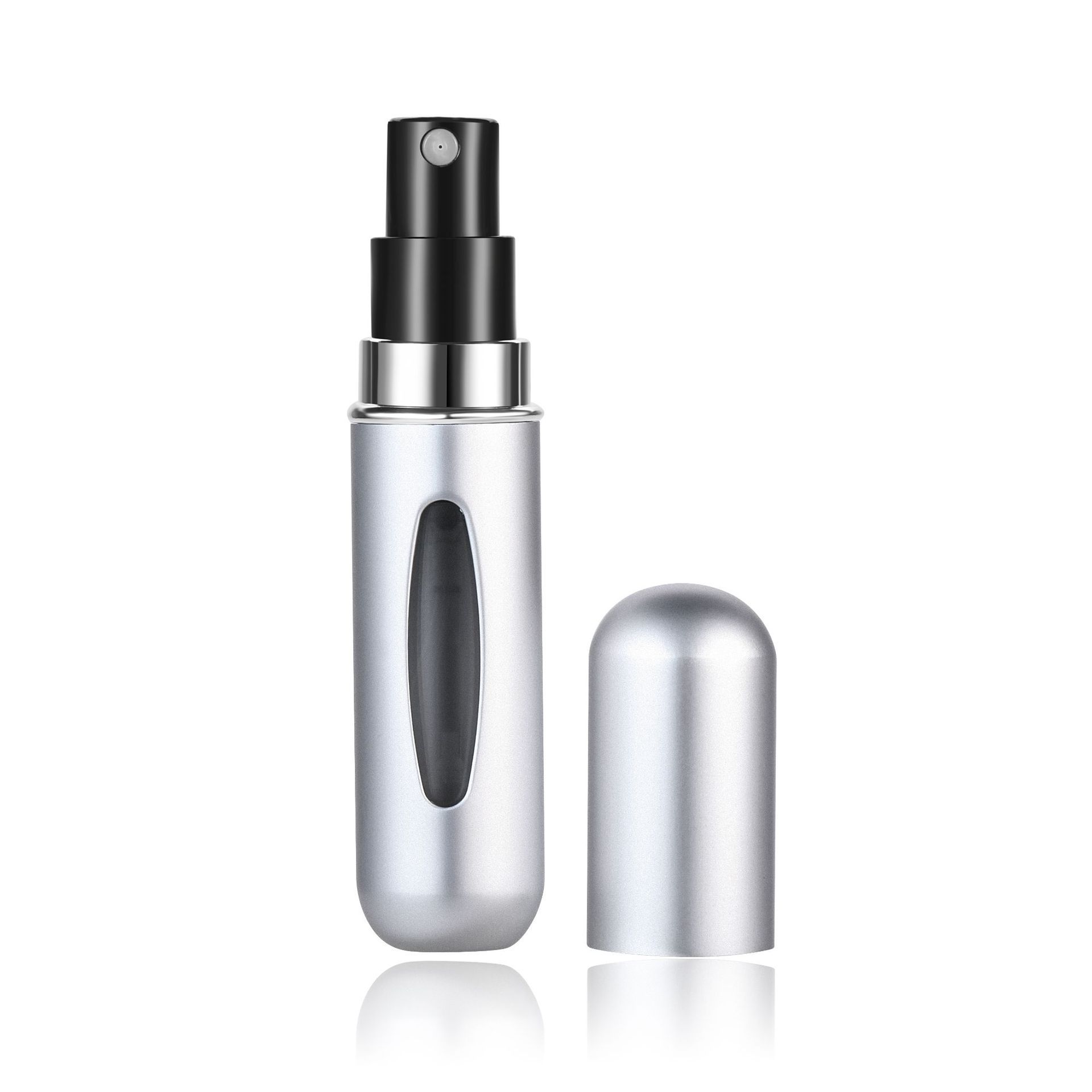 5ml de llenado inferior perfume sub-botella presionando botella de spray portátil de viaje sub-botella de líquido sub-contenedor botella cosmética
