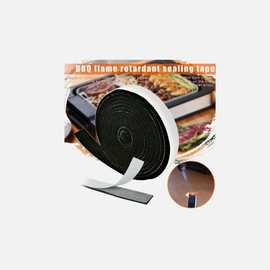 Barbecue Smoker Gasket BBQ Door Lid Seal跨境阻燃密封条烧烤炉