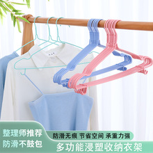 成人衣架批发挂衣加粗儿童晾衣架衣撑子宿舍学生收纳金属加粗防滑