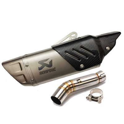 Motorcycle exhaust pipe, throat tail section exhaust stainless - i