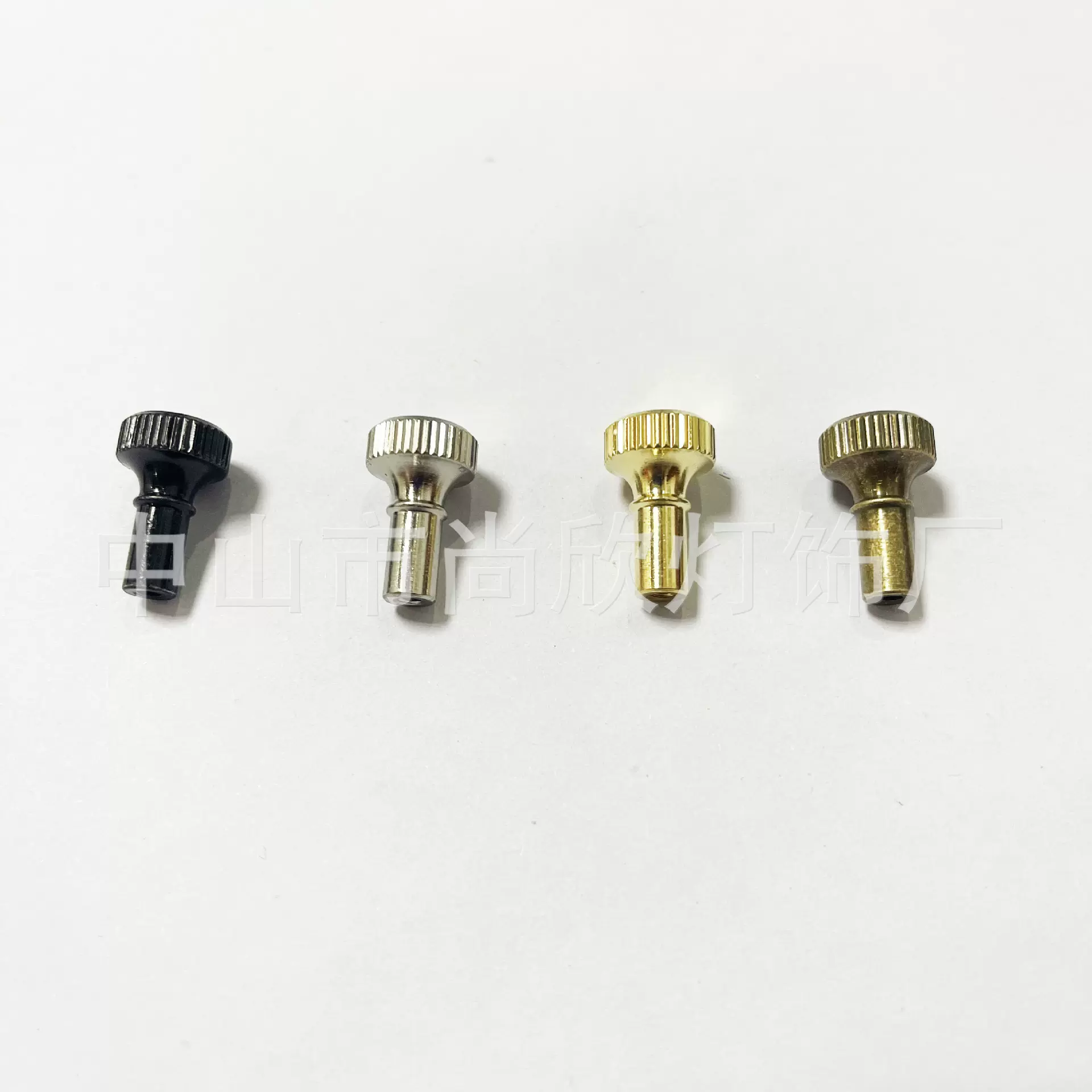 亚马逊直供铜质旋钮棒 灯饰灯具配件铝制高压铸造黄铜旋钮棒