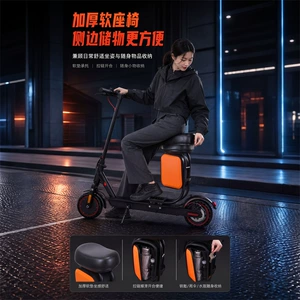 Cross-border electric scooter for urban commuting, student and adult scooter, outdoor riding folding scooter