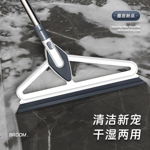 High-Tech Magic Broom Household Silicone Floor Scraper Sweeper Water Scrubber Wholesale Floor Cleaning Gadget Duster Manufacturer