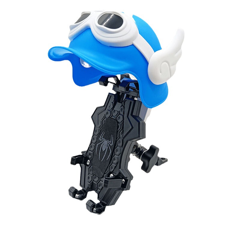 Bicycle motorcycle small helmet waterproof mobile phone bracket outdoor navigation sun protection rain cover rain cap cover bracket