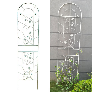 American Country Outdoor Garden Iron Flower Stand Climbing Frame Indoor Balcony Clematis Support Pole Rose Climbing Frame