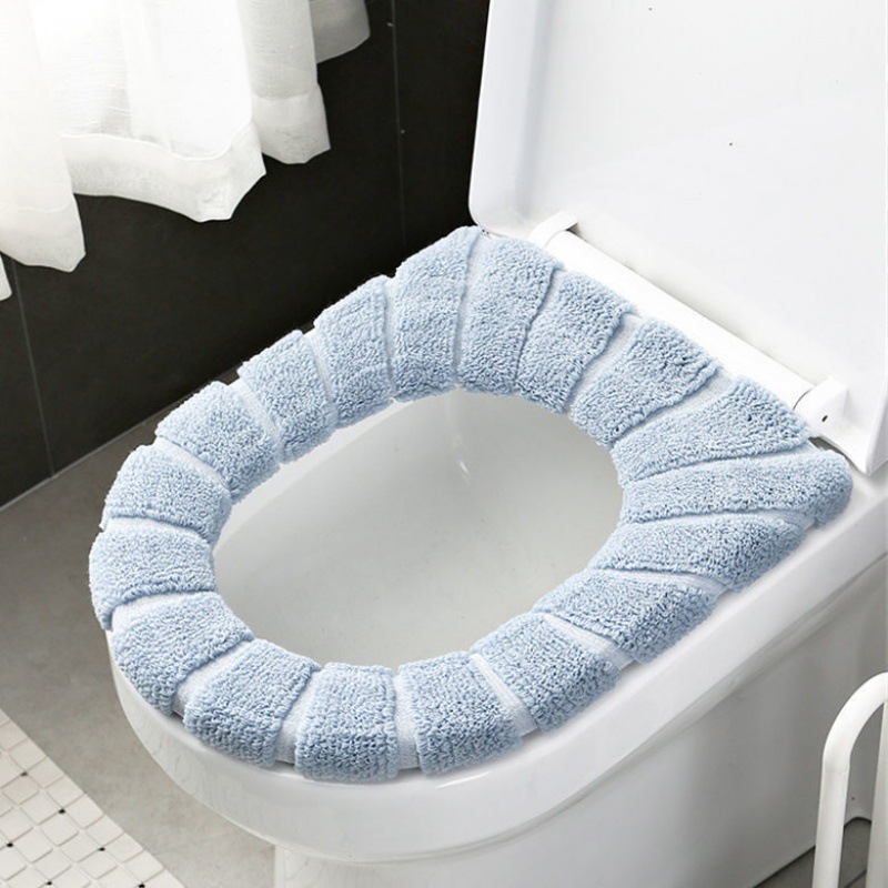 Toilet seat household winter thickening Plush Toilet mat Potty sets Four seasons currency Plush Potty sets Circle Pad