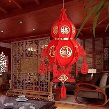 新款端午节葫芦灯笼幼儿园宫灯商场珠宝店乔迁布置红葫芦挂件