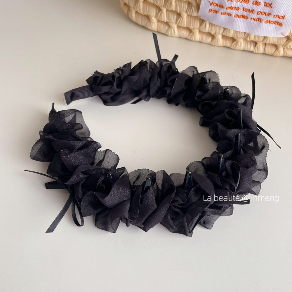 Diadema de Corte Alto para Mujer de Plástico con Perlas para Uso Diario image 83
