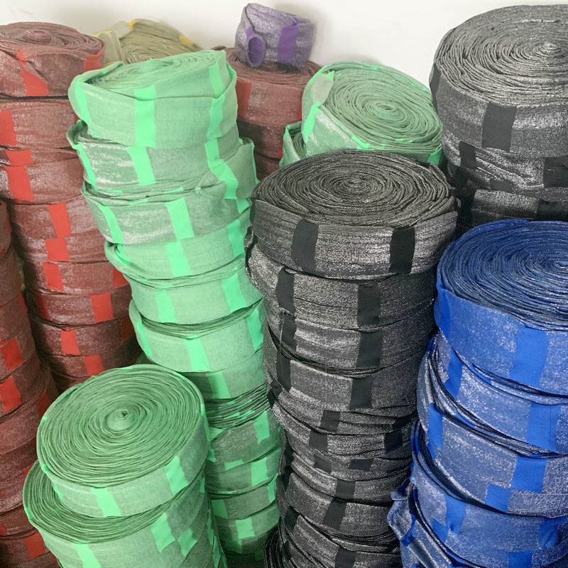 Paño de limpieza de alambre de acero al por mayor para limpieza del hogar y la cocina, materia prima para paños de cocina, producto semielaborado de poliéster.