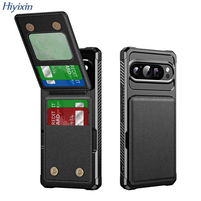 Suitable for Google Pixel11Pro XL Mobile Phone Case Pixel 9 Flip Cover Card-Inserting Anti-Fall Protective Case Suitable for Google Pixel11Pro XL Mobile Phone Case Pixel 9 Flip Cover Card-Inserting Anti-Fall Protective Case