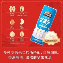 三只松鼠每日坚果乳240ml6种坚果仁原料组合植物蛋白饮料整件8罐