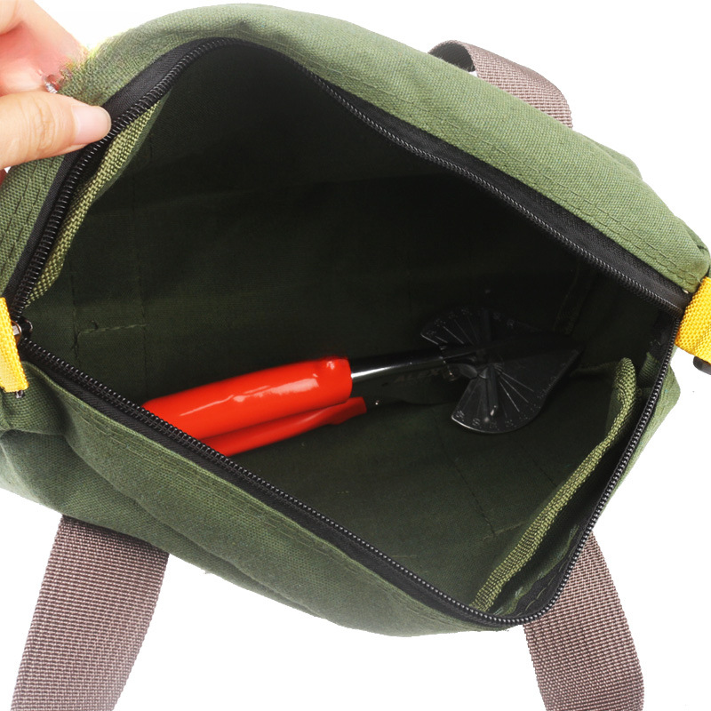 Bolso de herramientas portátil simple de tela Penggong Oxford, bolsa de herramientas, bolsa eléctrica, bolsa de almacenamiento de piezas de herramientas, bolsa de mantenimiento