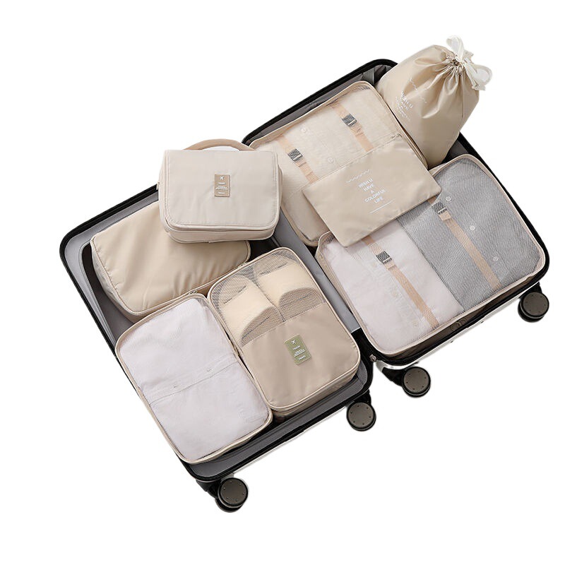 旅行収納袋衣類分装袋ポケットスーツケース衣類整理袋出産予定下着収納バッグセット|undefined