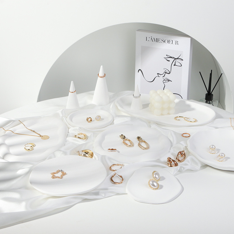 Internet Celebrity ins Cloud Plate Irregular Alienated Plate Photography Props Photography Decoration Flavor Plate Jewelry Photography Plate