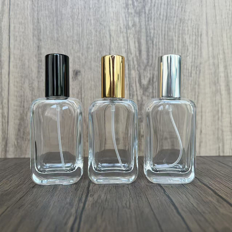 现货供应B093-30ml 扁圆形香水喷雾瓶化妆品分装瓶便携式玻璃空瓶