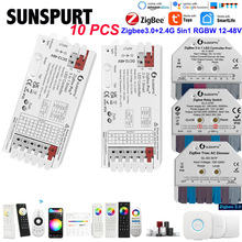 Zigbee3��������ɫRGB CW�pɫ��led���߲�AC�ɿع������{��ͨ��