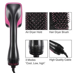 Cross-border two-in-one hot air comb dry and wet curling hair straightener automatic curling wand dual-use fully automatic hair curling iron