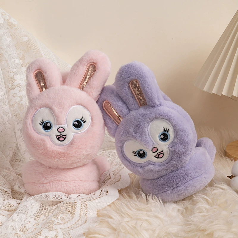 Cartoon windproof foldable keep warm headphones for elementary school students, ear protection, wholesale