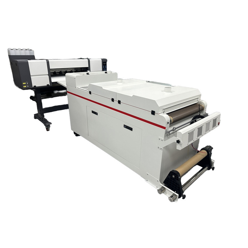 四头白墨烫画机打印机衣服背包T恤烫压机I四个i3200喷头DTF打印机