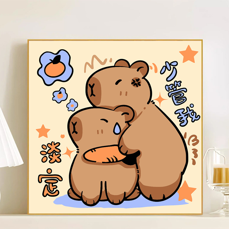 LL019 / 20*20CM(画笔+颜料+绷好内框）
