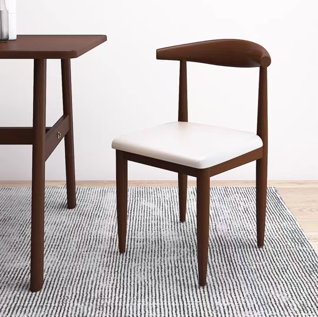 silla de cuerno silla de comedor bolsa suave espesa simple taburetes casera silla de oficina comercial silla de estudio