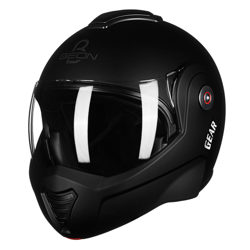 BEON motocicleta retro casco Four Seasons universal hombres y mujeres coche eléctrico medio casco motocicleta personalidad casco invierno