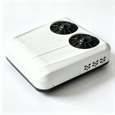 Automotive air conditioning — Cross-Border 12V24V Light Truck Air Conditioner - 48-72v-dual-fan-white-single-cooling