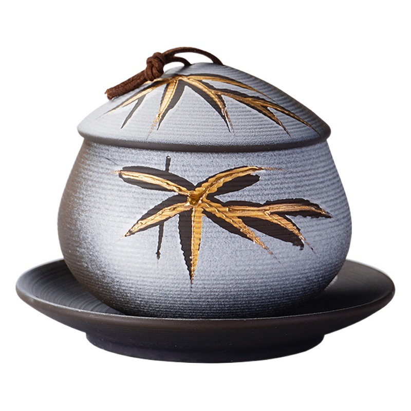Japanese-style stewed egg stewed soup pot water-proof stewed vintage ceramic steamed egg pot with lid personalized pudding bowl dessert