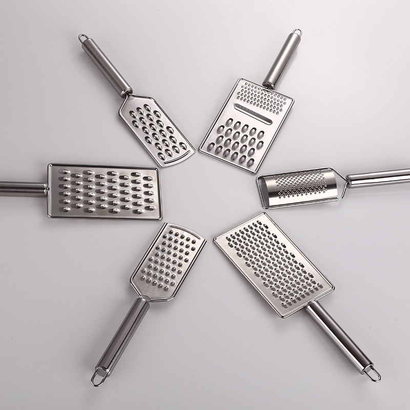 Fábrica al por mayor melón y fruta slicer Acero inoxidable rallador creativo queso Queso rallador jengibre rallador cocina gadget