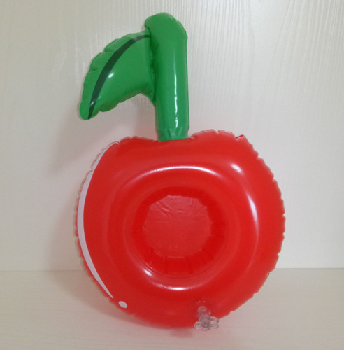 Inflatable cartoon cup mat, parent-child game water outdoor cup holder PVC swimming pool water play toy tea coaster