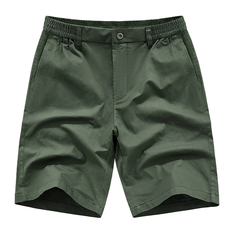 Летние новые мужские шорты дикие повседневные тонкие сплошные свободные укороченные брюки мужские пляжные брюки средние брюки