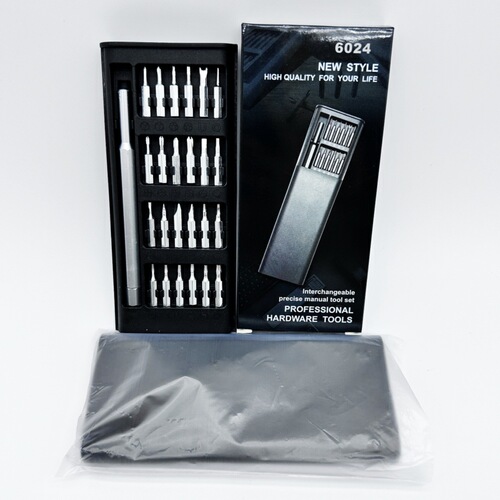 24-in-1 S2 Repair Tool Kit Screwdriver Set with Phone Screws, Multi-functional Precision 25 Computer Glasses Combining Set