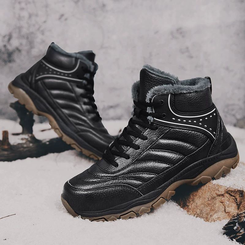 Внешняя торговля Осень и Зима большой размер снежные сапоги мужской напоходной обуви мужской водонепроницаемый плюс бархат, теплая и утолщая хлопчатобумажная обувь