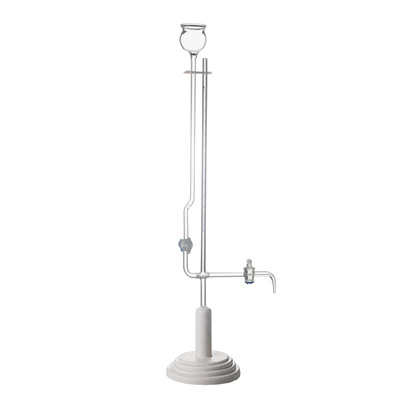 兰线座式微量滴定管1ml 5ml 10ml透明棕色夹式分析玻璃滴定管底座