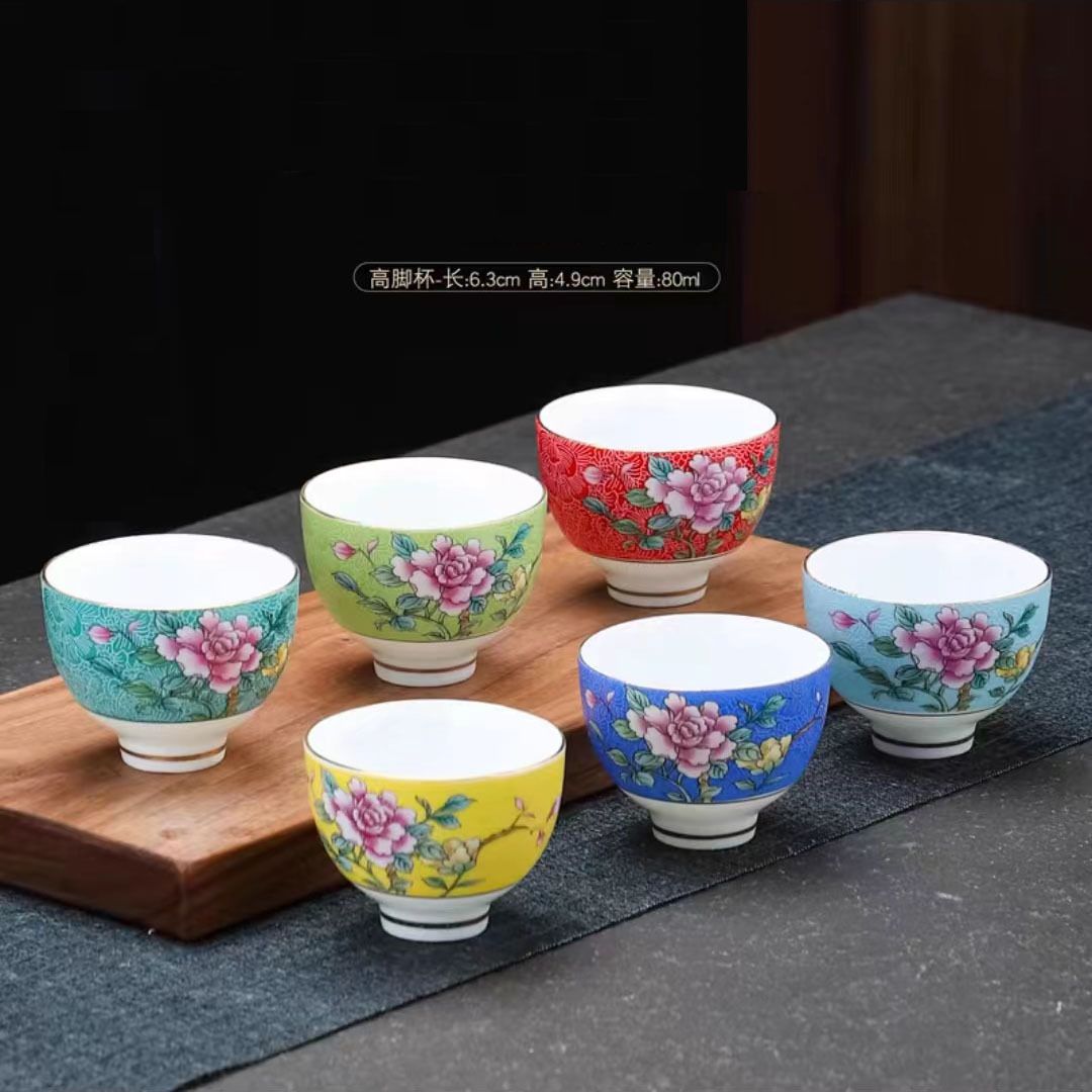 6개의 안전 패키지로 구성된 구운 잔