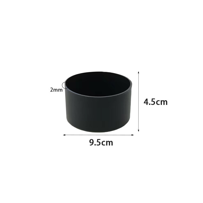 실리콘 컵 슬리브*원형*9.5*4.5cm*블랙