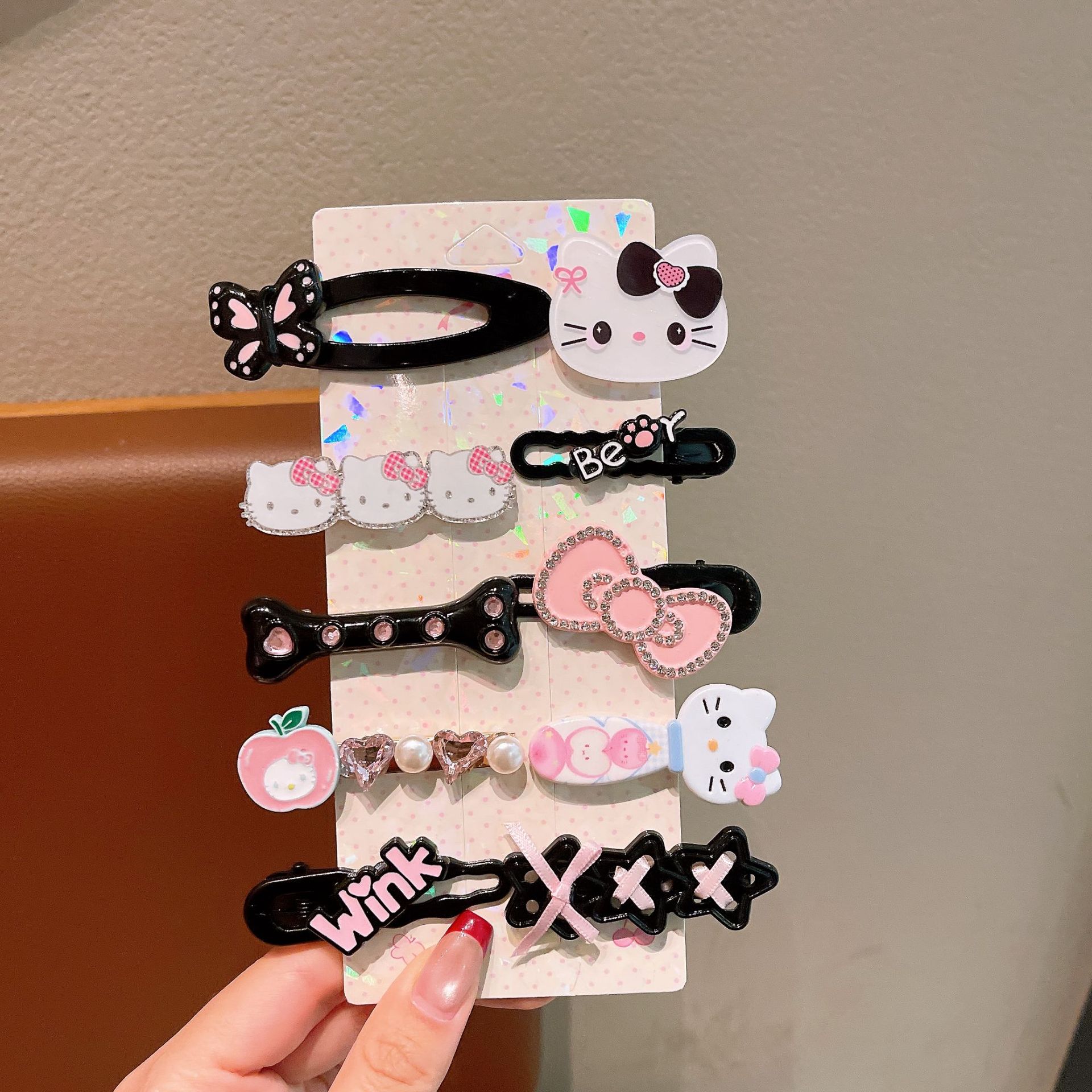 Kolomi clip de pelo para niños Sanliou dibujos animados para bebés clip de pelo lateral clip de pelo para niñas clip de pelo adornamiento para el pelo