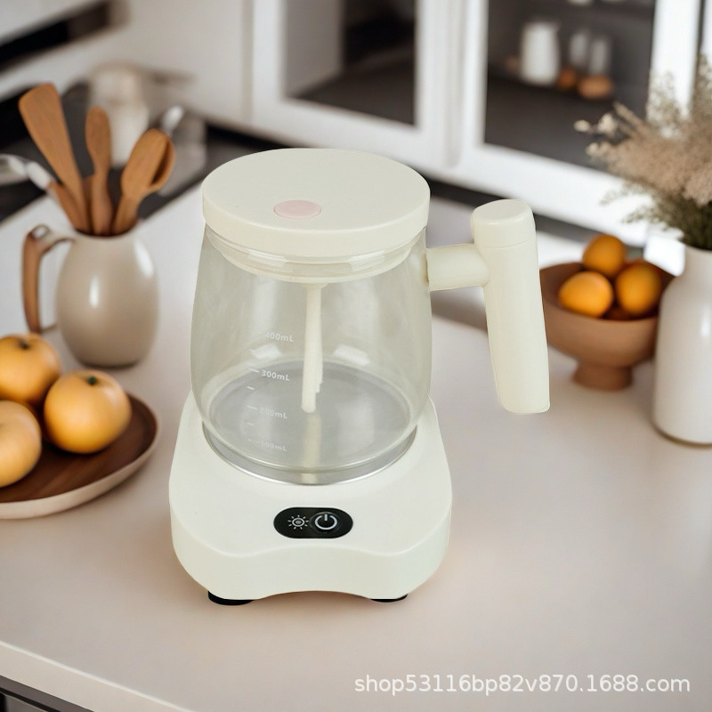 2024 nueva taza de mezcla automática taza de café recargable eléctrica leche en polvo leche de soja taza de agua especial preservación del calor