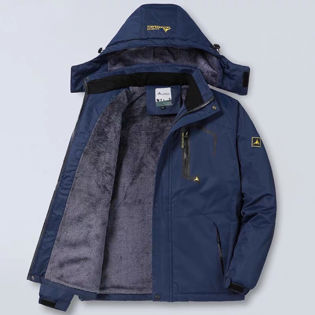 Men’s Winter Fleece-Lined Jacket – Heavyweight Thermal Outdoor Coat With Detachable Inner Layer (L-6XL) | Windproof Workwear & Hiking Jacket_voghion.com