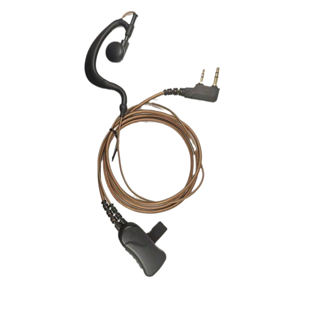 (2개) KENWOOD TH-F6 TK-2170 BF BF-888S UV-5R 워키 토키 헤드셋 걸이 금선과 호환 가능