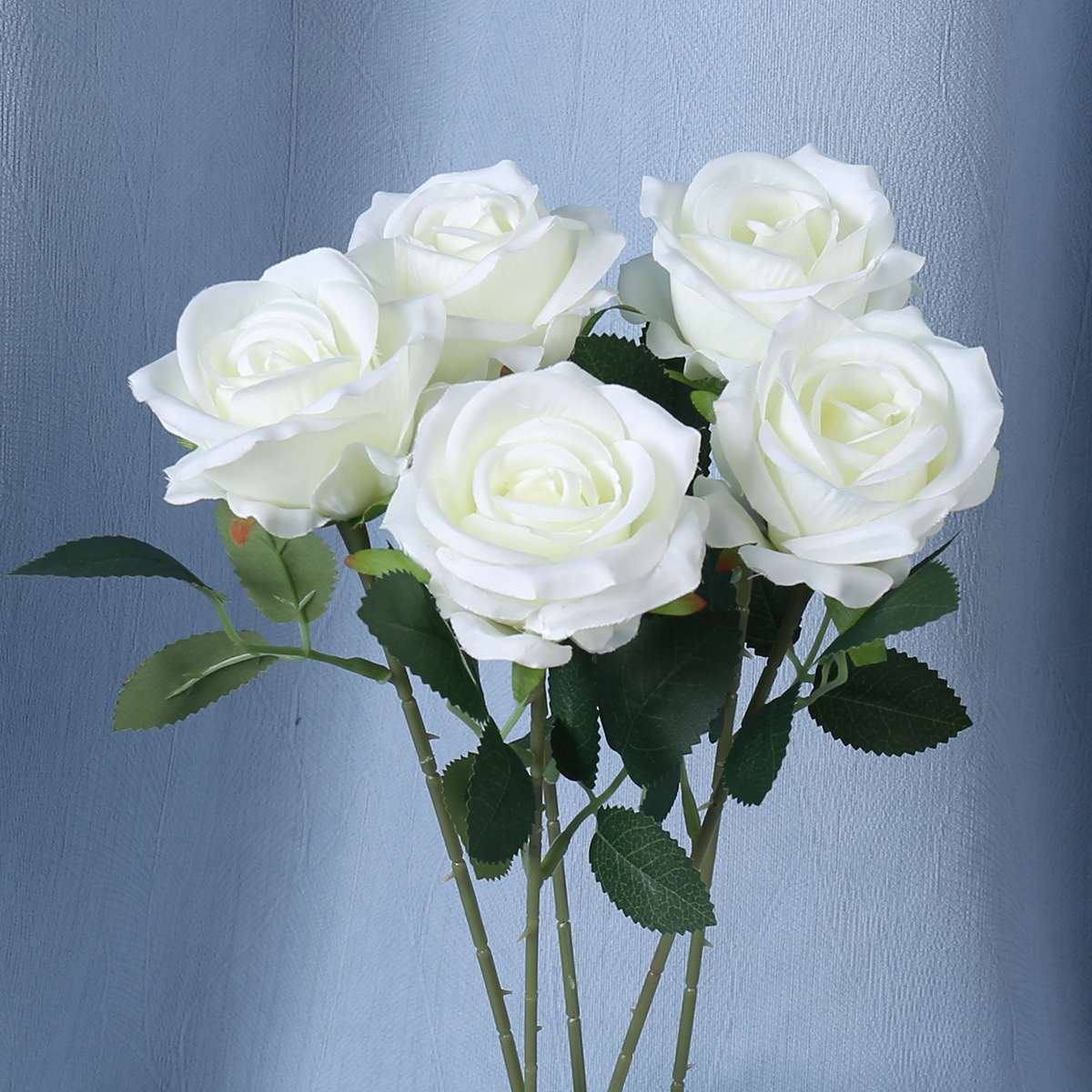 싱글 로즈 화이트(실크)