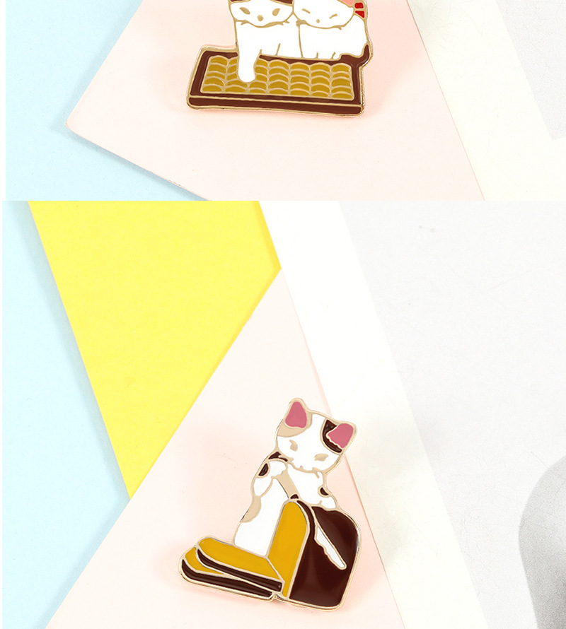11g Weight Brooches Classification Holiday, Daily Occasion Alloy Material Animal Pattern Unisex Gender Enamel Design Cartoon Style, Cute Style Cartoon Style Cute Pin Animal Alloy Enamel Unisex Brooches 4