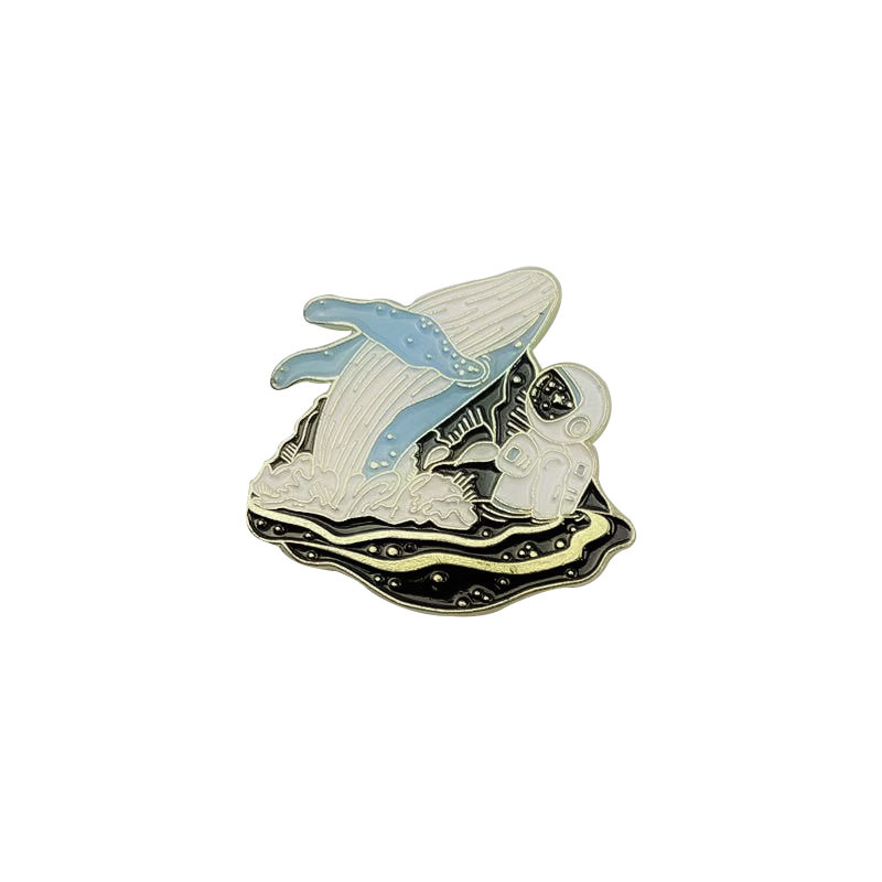 Personalidad transfronteriza Ropa de astronauta Broche Aleación Accesorios decorativos Insignias Moda Hombres y mujeres Accesorios de alfileres de dibujos animados