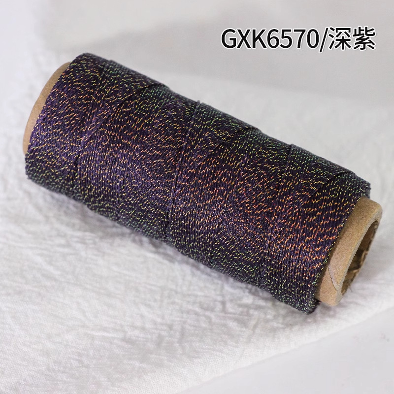 莫兰迪色段染线diy手工编织高端星空0.5MM圆蜡线股线幻彩手绳手链|undefined