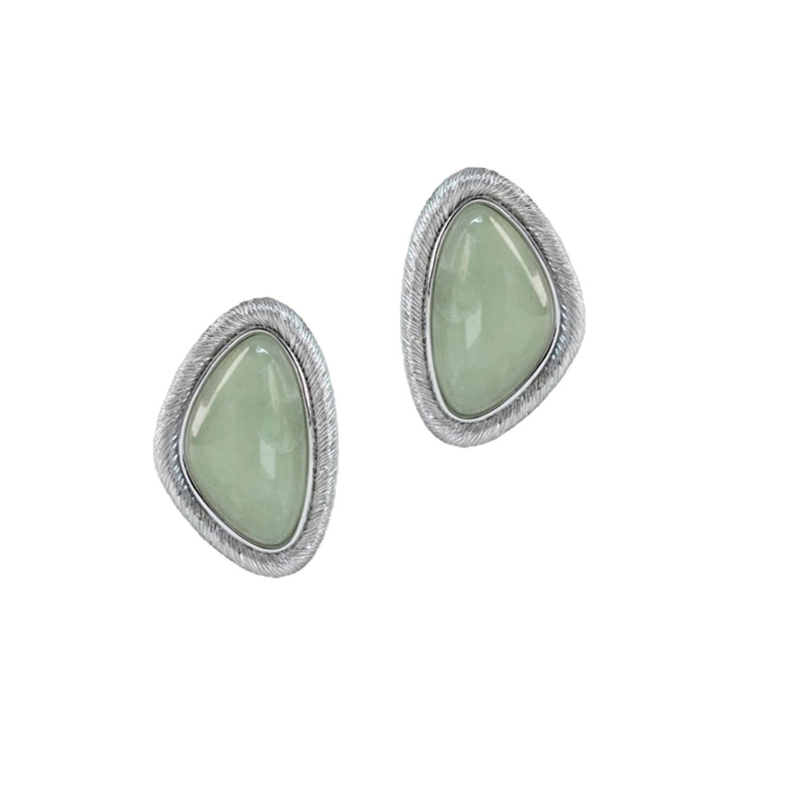 Geometric Clip-on Earrings For Women Elegant Colour Block Design_voghion.com