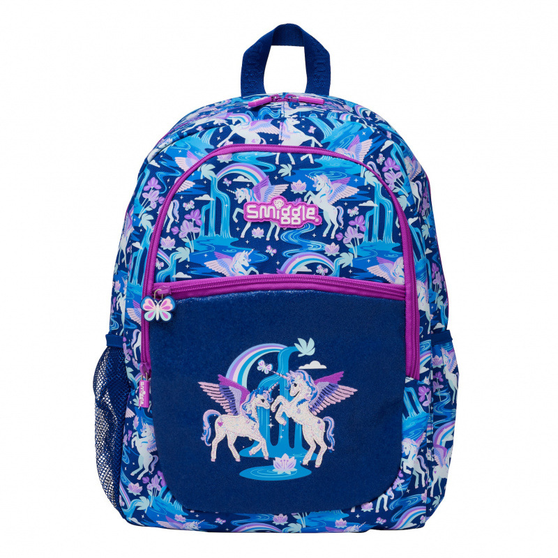 Mochila escolar australiana smiggle Mochila escolar para estudiantes de primaria y secundaria Mochila para exteriores de gran capacidad para niños y niñas Genuino