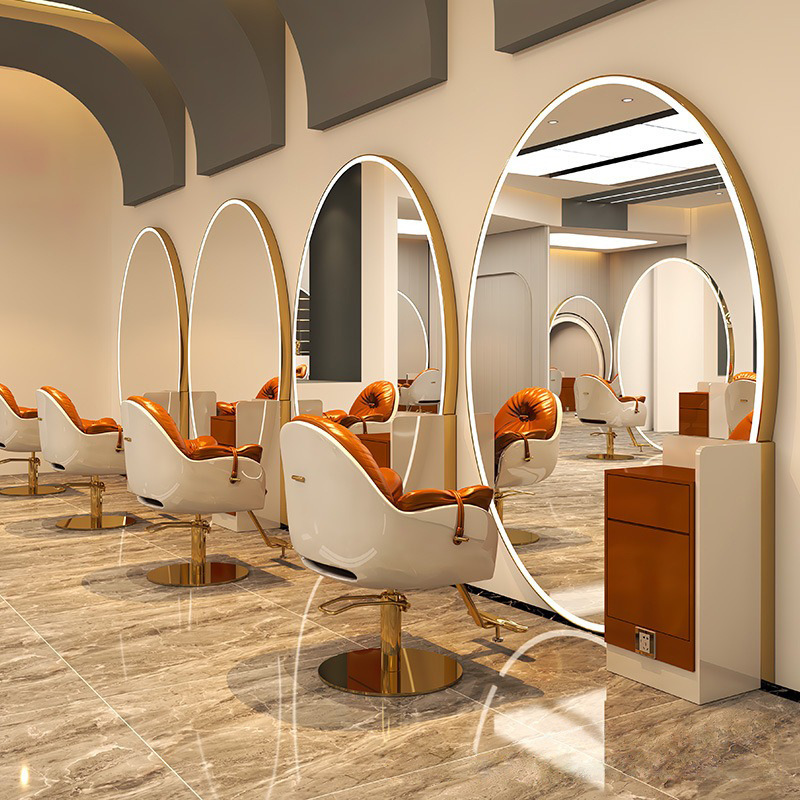 Espejo de Barbería con Luz LED de Metal Con Luz LED para Peluquería y Barbería image 11